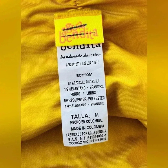 Free People Agua Bendita Jude Bikini Bottoms Size Medium NWOT $110 - Picture 4 of 7